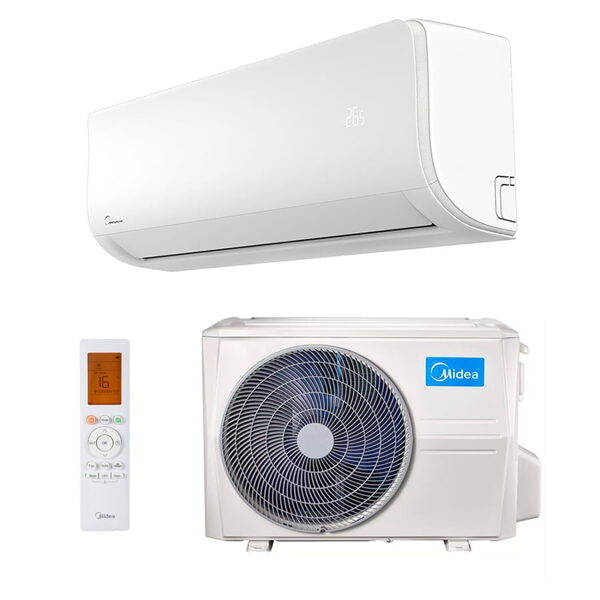 Midea gaisa kondicionieris-siltumsūknis XTREME HEAT 3.5/3.8kW (MSAGBU-12HRFN8-QRD1GW(GA) / MOX201-12HFN8-QRD6GW) 